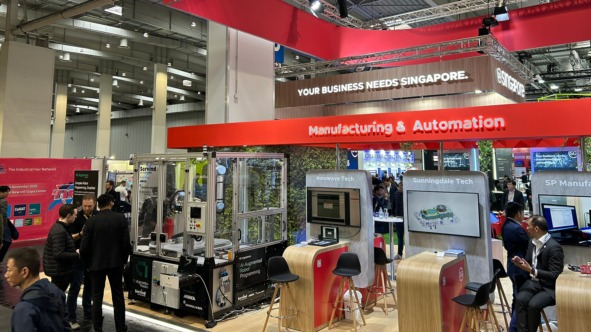 Singapurský pavilon na Hannover Messe